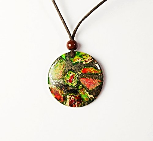QP55 Royal Imperial Jasper Quantum Energy Pendant