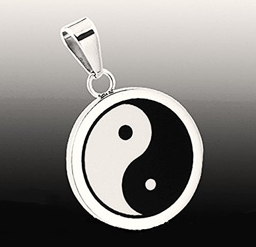 QP36 Yin Yang Chinese Taoism Symbol Necklace Energy Pendant