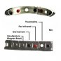 QB45 Tejo 50 Shades of Grey Inspired Handcuff Crystals Men Energy Bracelet Black
