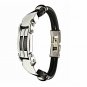 QB38 Dalimara Iwakura Multi-cord Rubber & Stainless Steel Quantum Bracelet