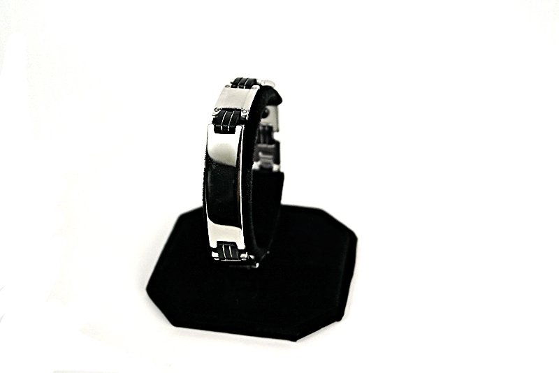 QB41 Dalimara Komaki Quantum Energy Power Bracelet with 4 Energies 2-Tone