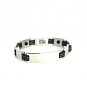 QB41 Dalimara Komaki Quantum Energy Power Bracelet with 4 Energies 2-Tone