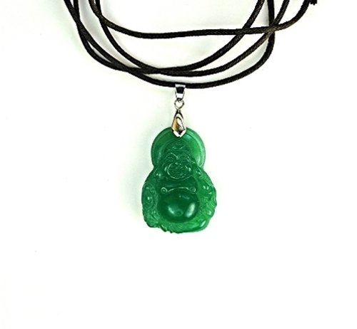 QP39 Goodluck Jade Buddha Quantum Pendant Good Luck Charm