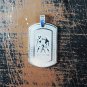 QP34 Gemini Zodiac Quantum Pendant Dog Tag Stainless Steel