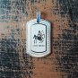 QP34 Sagittarius Zodiac Quantum Pendant Dog Tag Stainless Steel