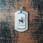 QP34 Sagittarius Zodiac Quantum Pendant Dog Tag Stainless Steel