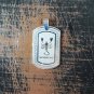 QP34 Scorpio Zodiac Quantum Pendant Dog Tag Stainless Steel
