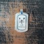 QP34 Scorpio Zodiac Quantum Pendant Dog Tag Stainless Steel