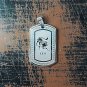 QP34 Leo Zodiac Quantum Pendant Dog Tag Stainless Steel