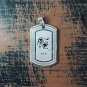 QP34 Leo Zodiac Quantum Pendant Dog Tag Stainless Steel