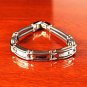 QB67 Iwakura Multi-cord Rubber & 3 Plates Stainless Steel Quantum Bracelet