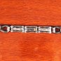 QB67 Iwakura Multi-cord Rubber & 3 Plates Stainless Steel Quantum Bracelet
