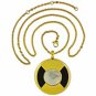 QP57 Tohoku Gold Quantum Energy Pendant Mother of Pearl
