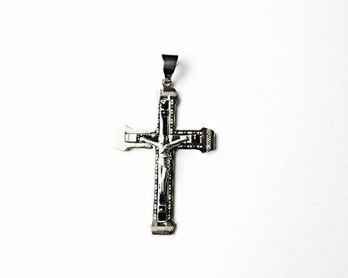 QC54 3-Layered Cross Energy Pendant Necklace