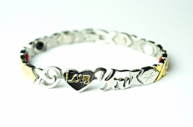 WB11 I Love You Quantum Energy Power Bracelet with 4 Energies