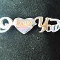 WB11 I Love You Quantum Energy Power Bracelet with 4 Energies