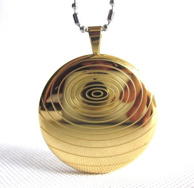 QP-17 Quantum Pendant Round Negative ions, Tourmaline, Far Infrared, Germanium