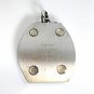 QP-10 Quantum Pendant Rectangular Cz Crystals in Round 316L Stainless Steel