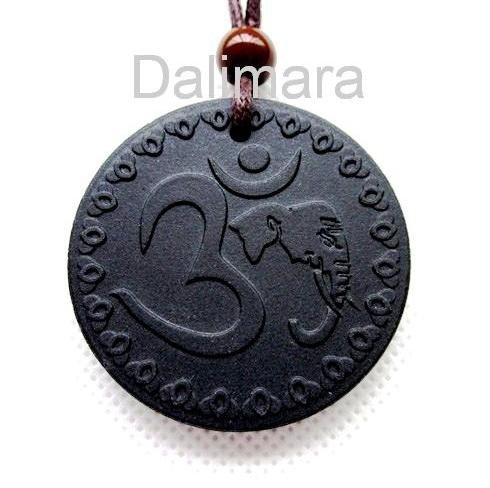 QP21 Quantum Pendant Elephant Hinduism OM AUM Scalar Energy