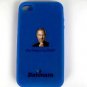 Blue Quantum Case Cover for iPhone 4 Steve's Face + Anti-radiation 1700 Neg Ions