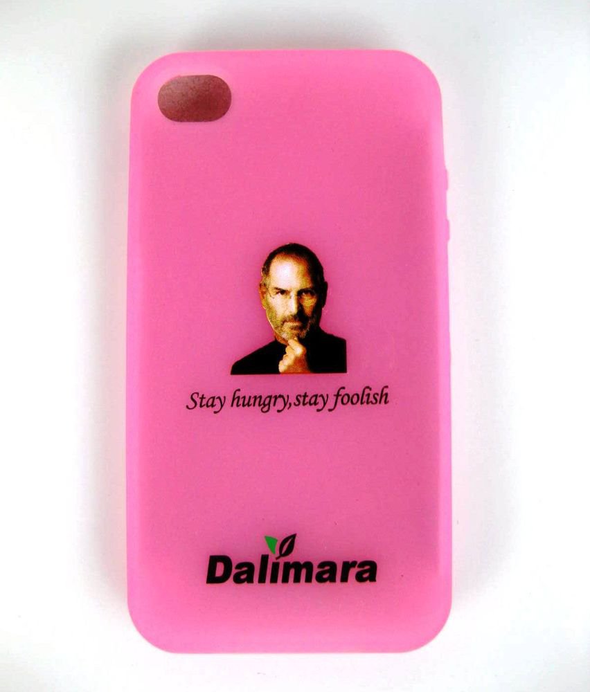 Pink Quantum Case Cover for iPhone 4 Steve's Face + Anti-radiation 1700 Neg Ions
