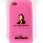 Pink Quantum Case Cover for iPhone 4 Steve's Face + Anti-radiation 1700 Neg Ions