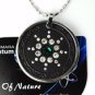 QP7 Quantum Necklace Energy 5K Negative Ion Swarovski Emerald May Birthday