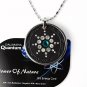 QP7 Signature Quantum Necklace Energy 5K Neg Ion Swarovski Blue Zircon December