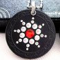QP7 Signature Quantum Necklace 5K Negative Ion Swarovski Garnet January Bday