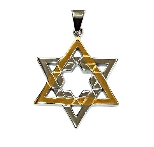 QP20 Judaica Star of David Pendant Energy Quantum Necklace