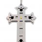 QC12 Quantum Cross Pendant Double Chain