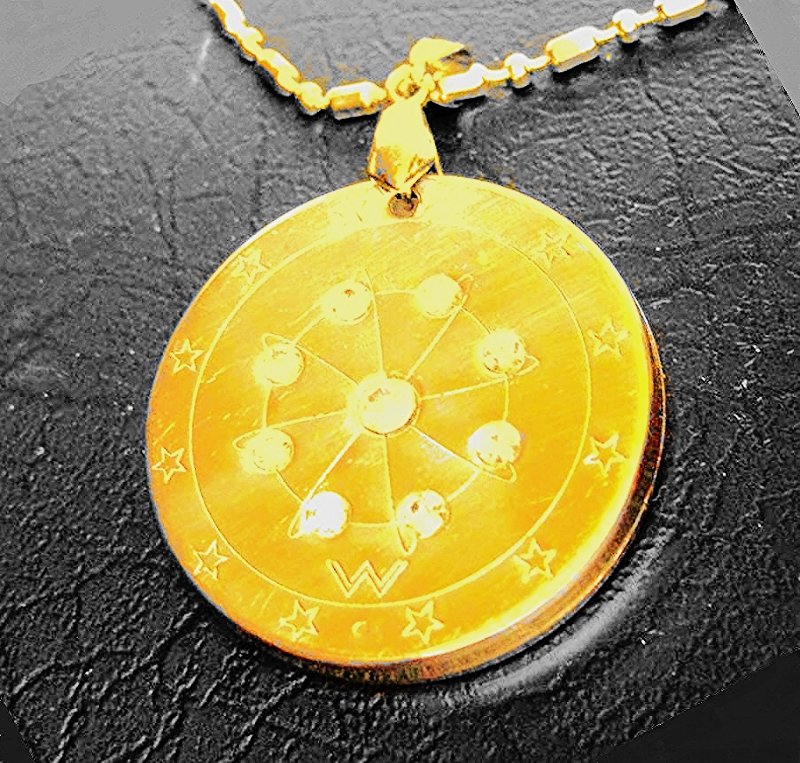 New Dalimara Pendant 8-Point Crystal Star Energy with 2500 Negative Ions