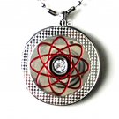 QP18 Dalimara Pendant Red with Swarovski Crystal