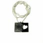 QP23 Dalimara Magnetic Pendant Gothic Cross with Nano Card & 23" Black Chain