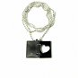 QP23 Dalimara Magnetic Pendant Gothic Cross with Nano Card & 23" Black Chain