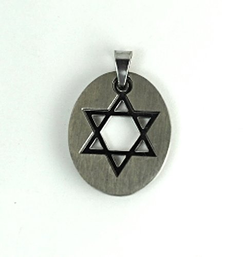 QP24 Quantum Star of David Judaica Pendant Necklace