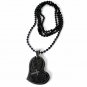 QH4 Quantum Heart Leaf Energy Pendant Crystal Energized Necklace