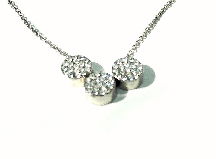 QP25 Quantum 3 Round Filigree Necklace