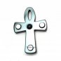 Quantum Cross Pendant Black Onyx with Neo Magnets & Germanium