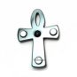 Quantum Cross Pendant Black Onyx with Neo Magnets & Germanium
