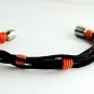 QBL7 Dalimara Leather & Stainless Steel Surfer Magnetic Bracelet Multi-strand