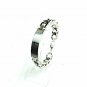 QB10 Dalimara Stainless Steel Quantum Bracelet 'Our Father' Prayer 3-Energy Chip