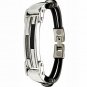 QB15 Iwakura Multi-cord Rubber & Stainless Steel Quantum Bracelet