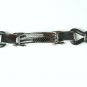QB15 Iwakura Multi-cord Rubber & Stainless Steel Quantum Bracelet