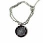 QP30 Stainless Steel Magnetic Greek Key Design Necklace