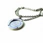 QP30 Stainless Steel Magnetic Greek Key Design Necklace