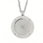 QP30 Stainless Steel Magnetic Greek Key Design Necklace