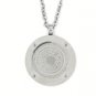 QP30 Stainless Steel Magnetic Greek Key Design Necklace