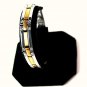 QB19 Dalimara Magnetic Stainless Steel Men's Fancy Screw 2-Tone Bracelet