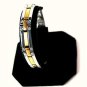QB19 Dalimara Magnetic Stainless Steel Men's Fancy Screw 2-Tone Bracelet